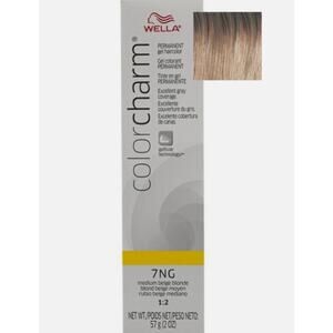 NEW WELLA Color Charm HairColor Medium Beige Blond Bundle of 5 (7NG)